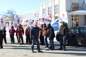 Grève chez Delastek - mars 2015